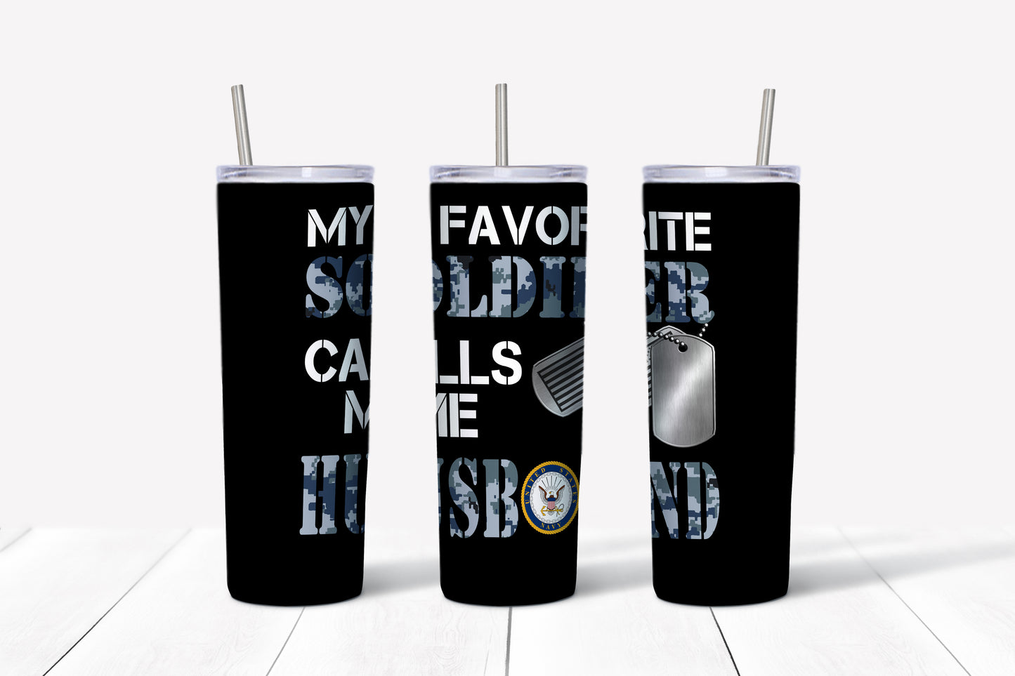 My Favorite Soldiers Tumblers