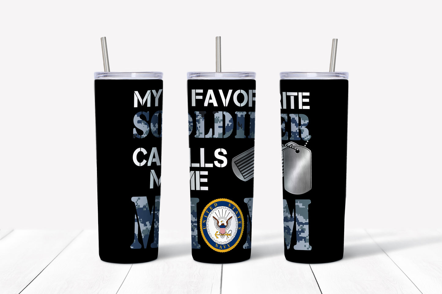 My Favorite Soldiers Tumblers