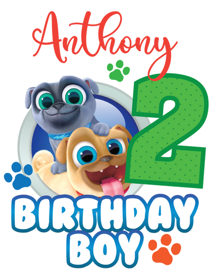 Puppy Pals Boy birthday shirts