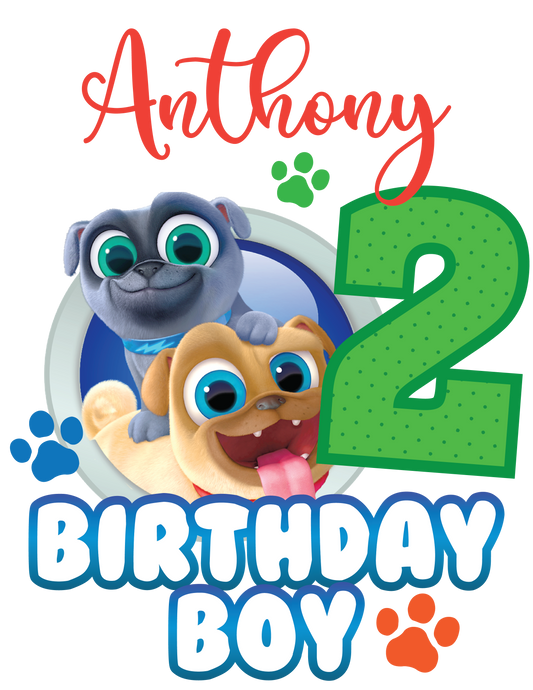 Puppy Pals Boy birthday shirts