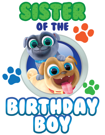 Puppy Pals Boy birthday shirts