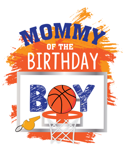 Basketball birthday shirts