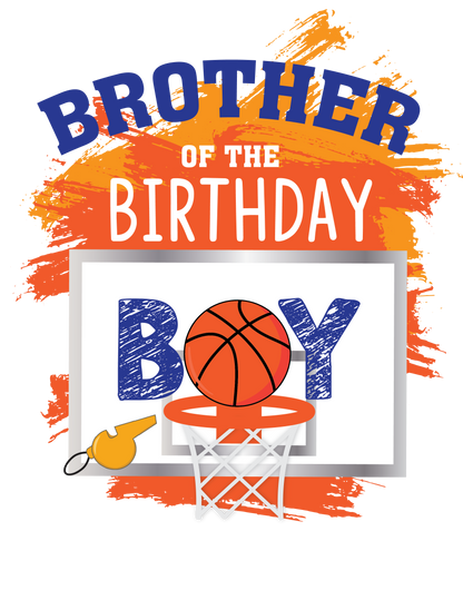 Basketball birthday shirts