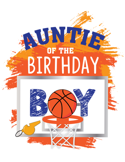 Basketball birthday shirts