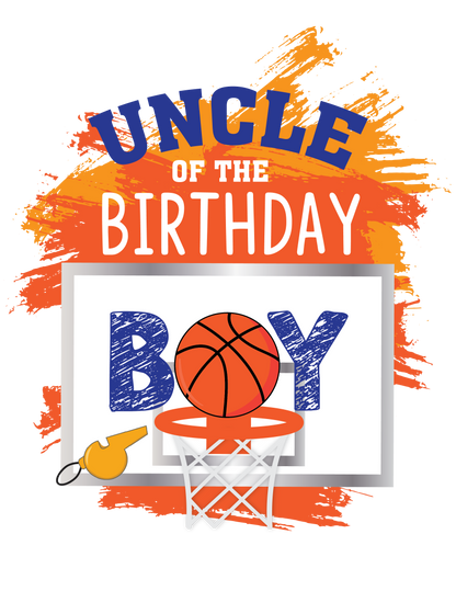 Basketball birthday shirts