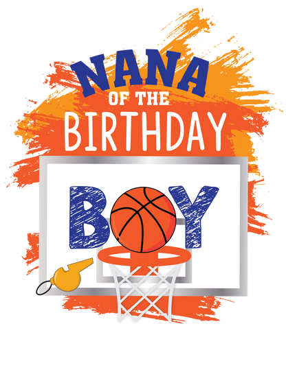 Basketball birthday shirts