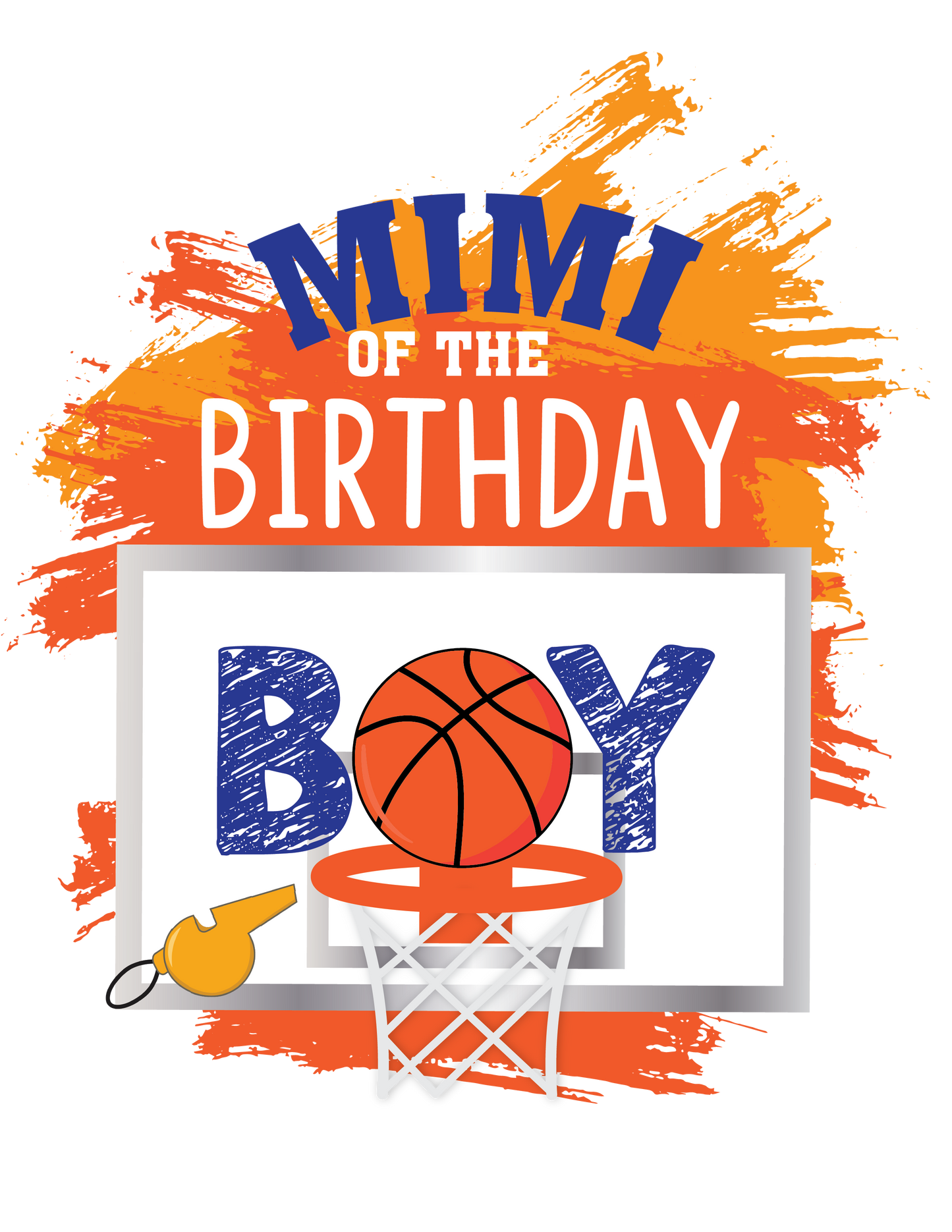 Basketball birthday shirts