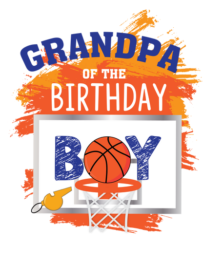 Basketball birthday shirts