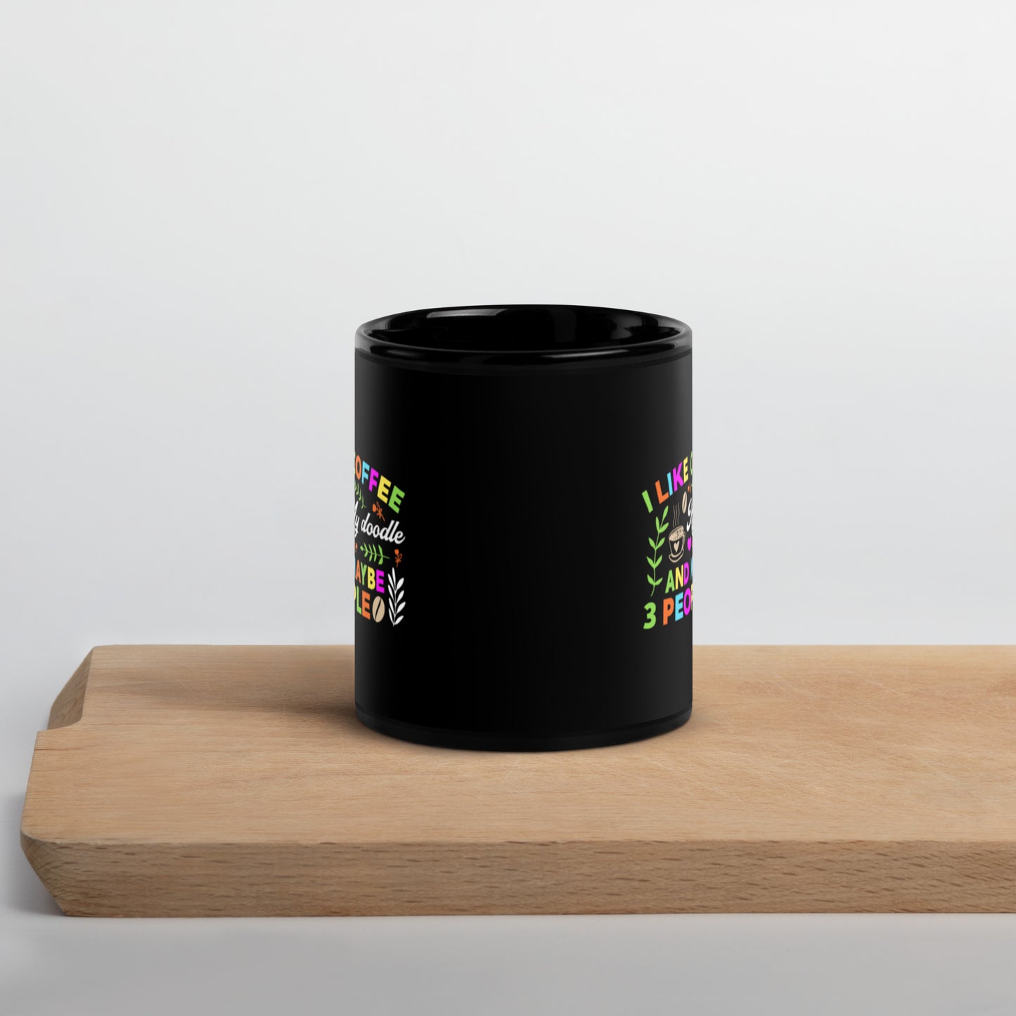 Black Glossy 11oz Mug