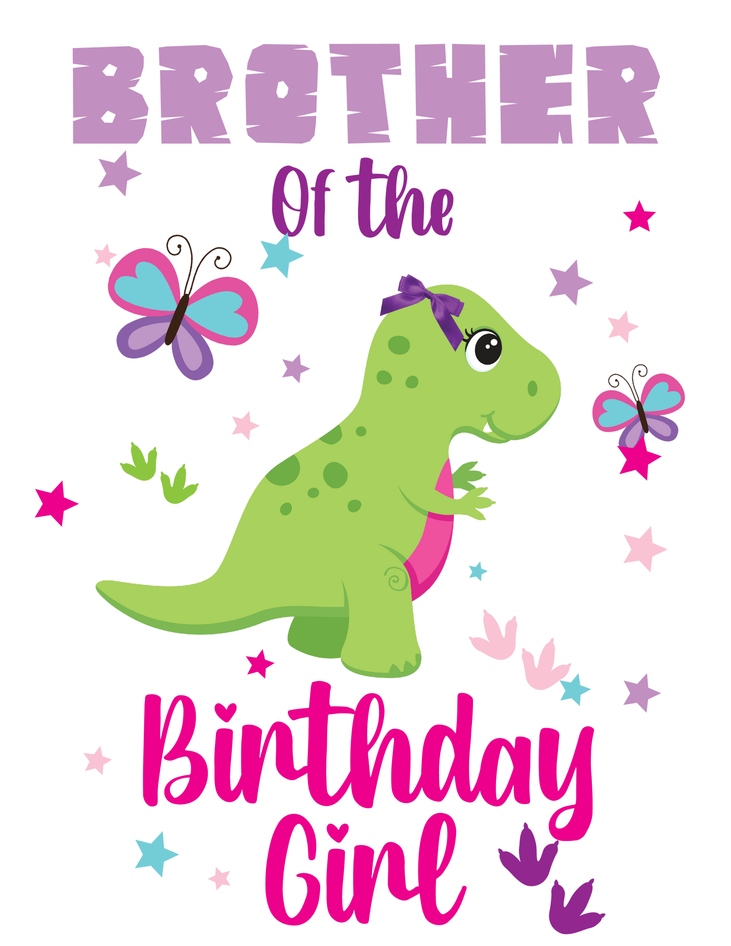 Girl Dino birthday shirts