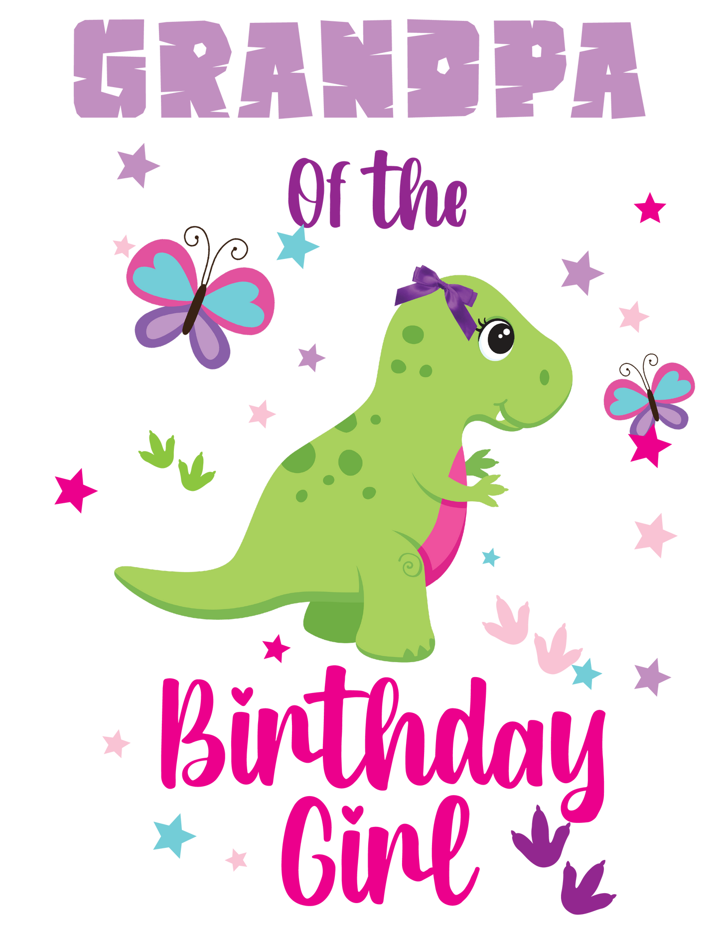 Girl Dino birthday shirts