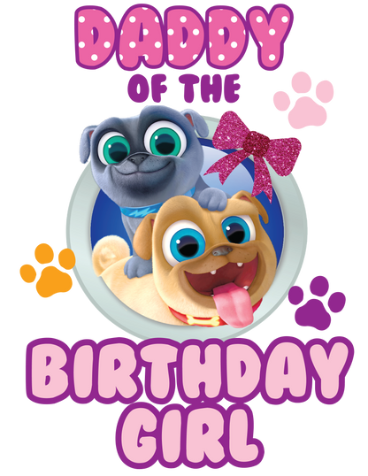 Puppy Pal Girls birthday shirts