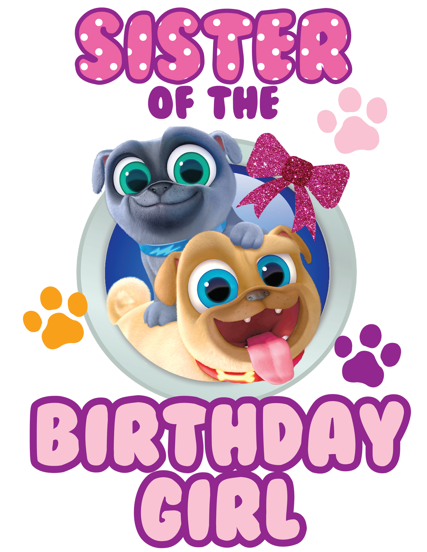 Puppy Pal Girls birthday shirts