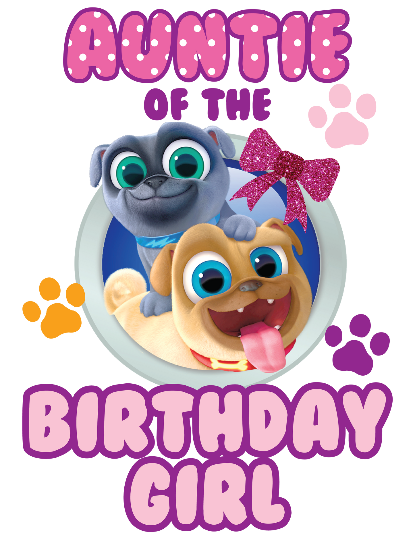 Puppy Pal Girls birthday shirts