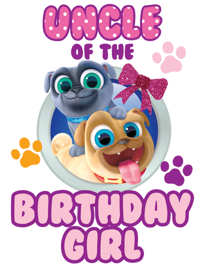 Puppy Pal Girls birthday shirts