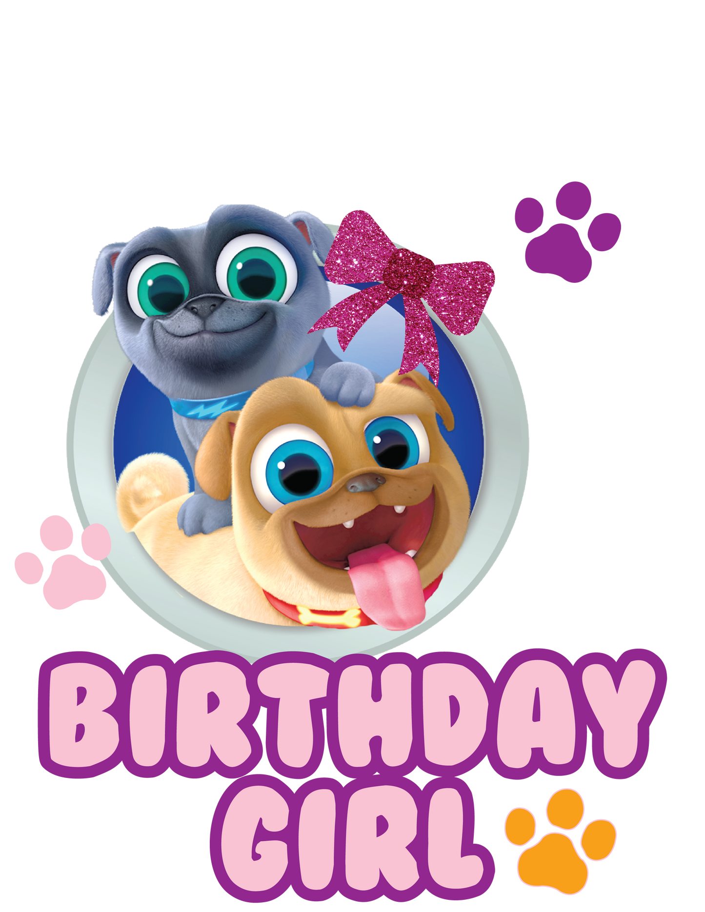 Puppy Pal Girls birthday shirts