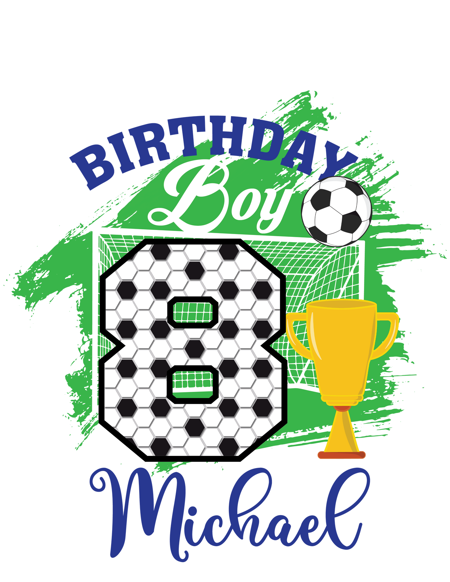 Soccer birthday shirts