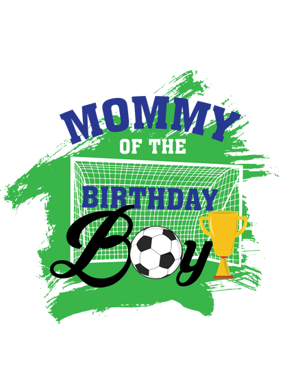 Soccer birthday shirts