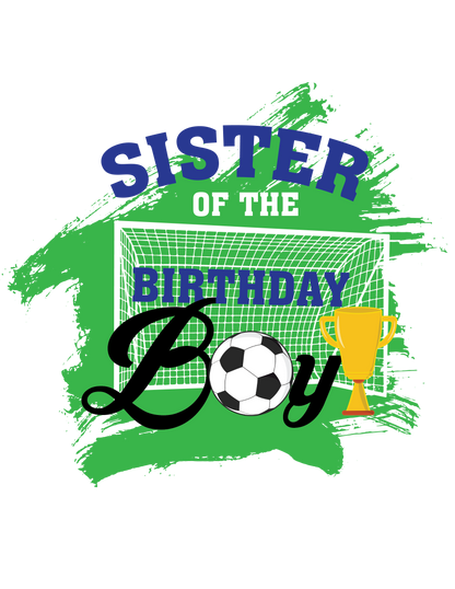 Soccer birthday shirts