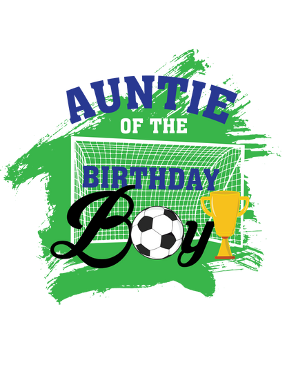 Soccer birthday shirts