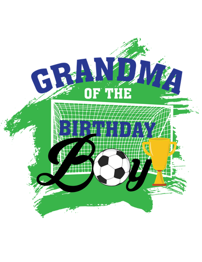 Soccer birthday shirts