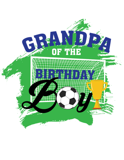 Soccer birthday shirts