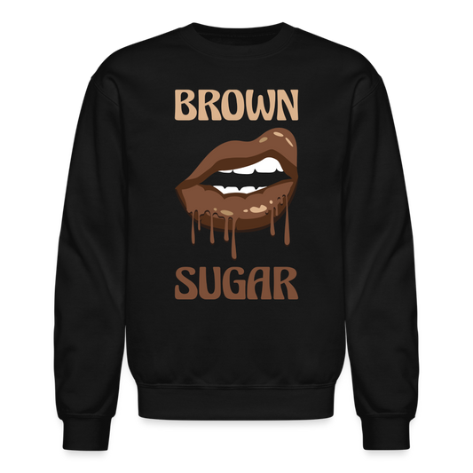 Brown Sugar Crewneck Sweatshirt - black